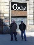 Cocks shop in Milan